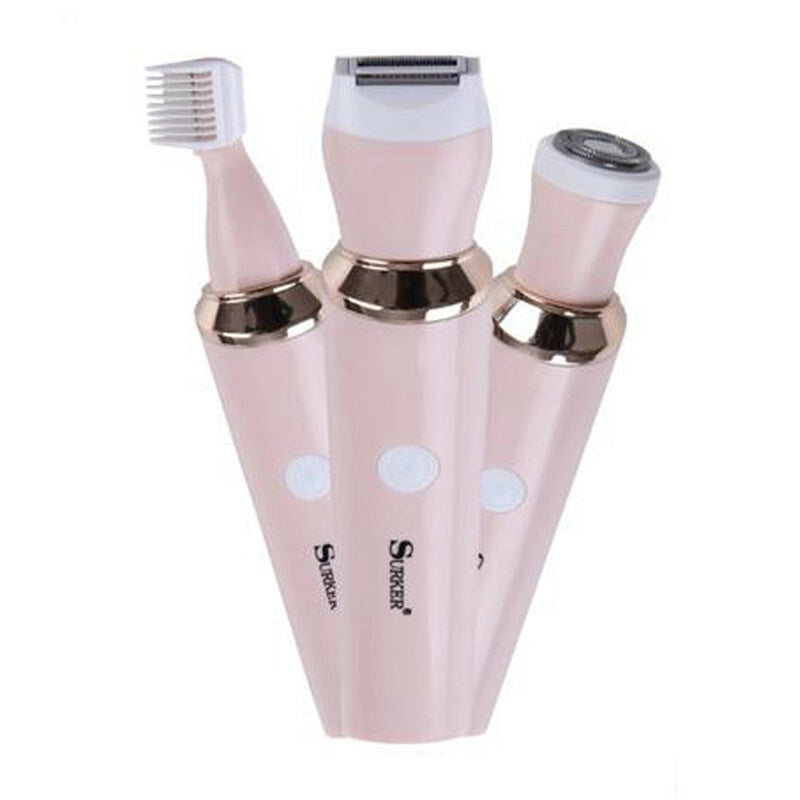DEPILATORE EPILATORE RASOIO TRIMMER SOPRACCIGLIA RICARICABILE GAMBE DONNA SK-219