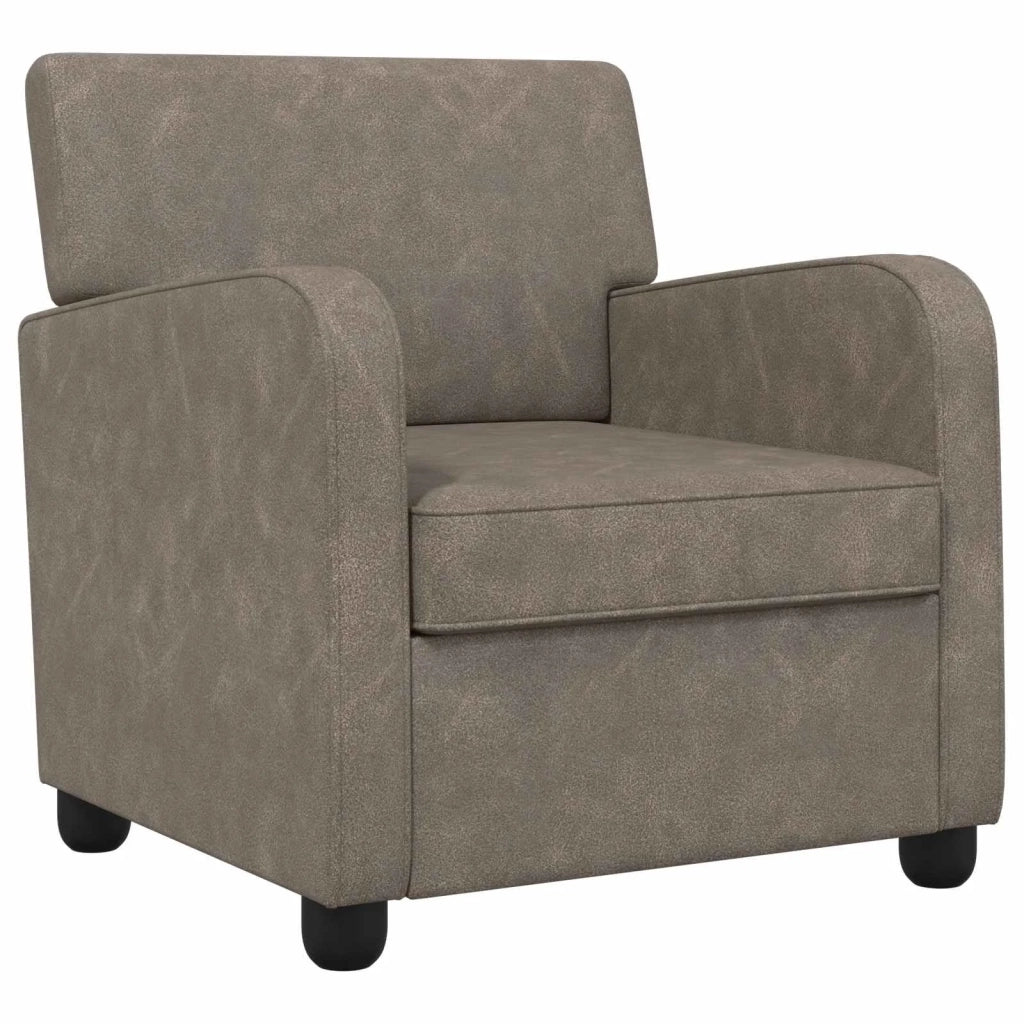 Poltrona Grigio antico Similpelle 42043439