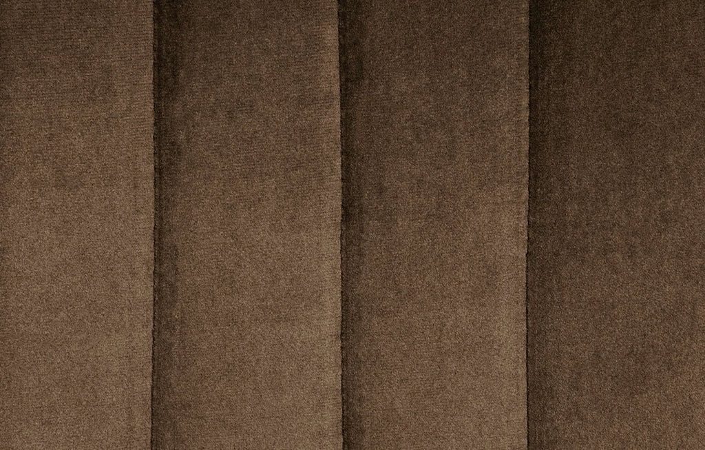 Sgabello Toni Velvet marrone,cromo