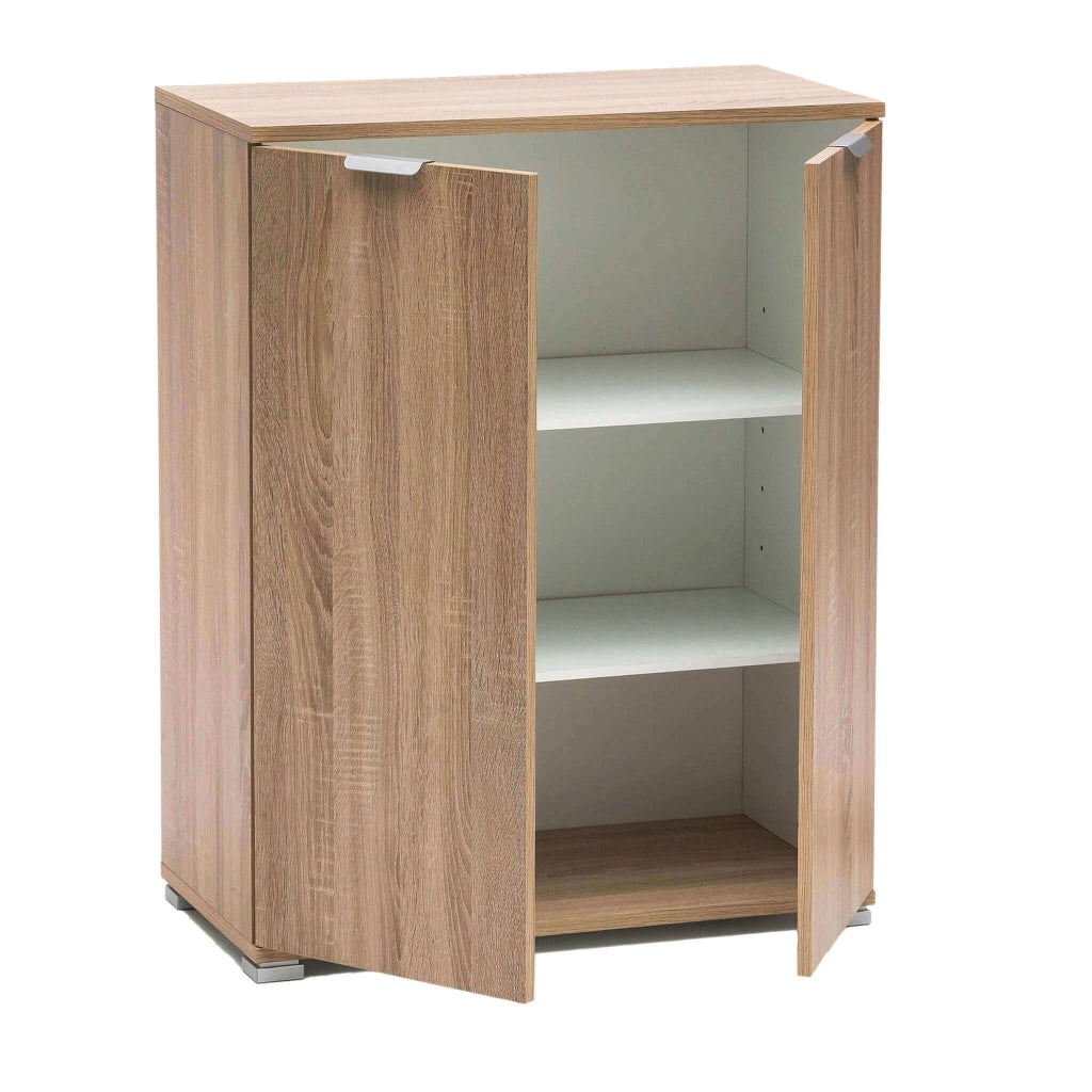 Armadietto da Bagno 2 ante in Legno Composito cm 60x38x85 - HOLDEN