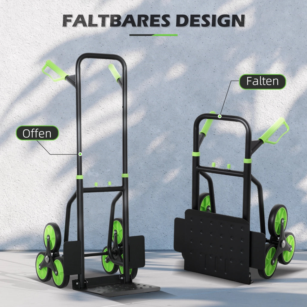 Carrello Trasporto Piegevole ¨C Zephmum ¨C Acciaio 120kg