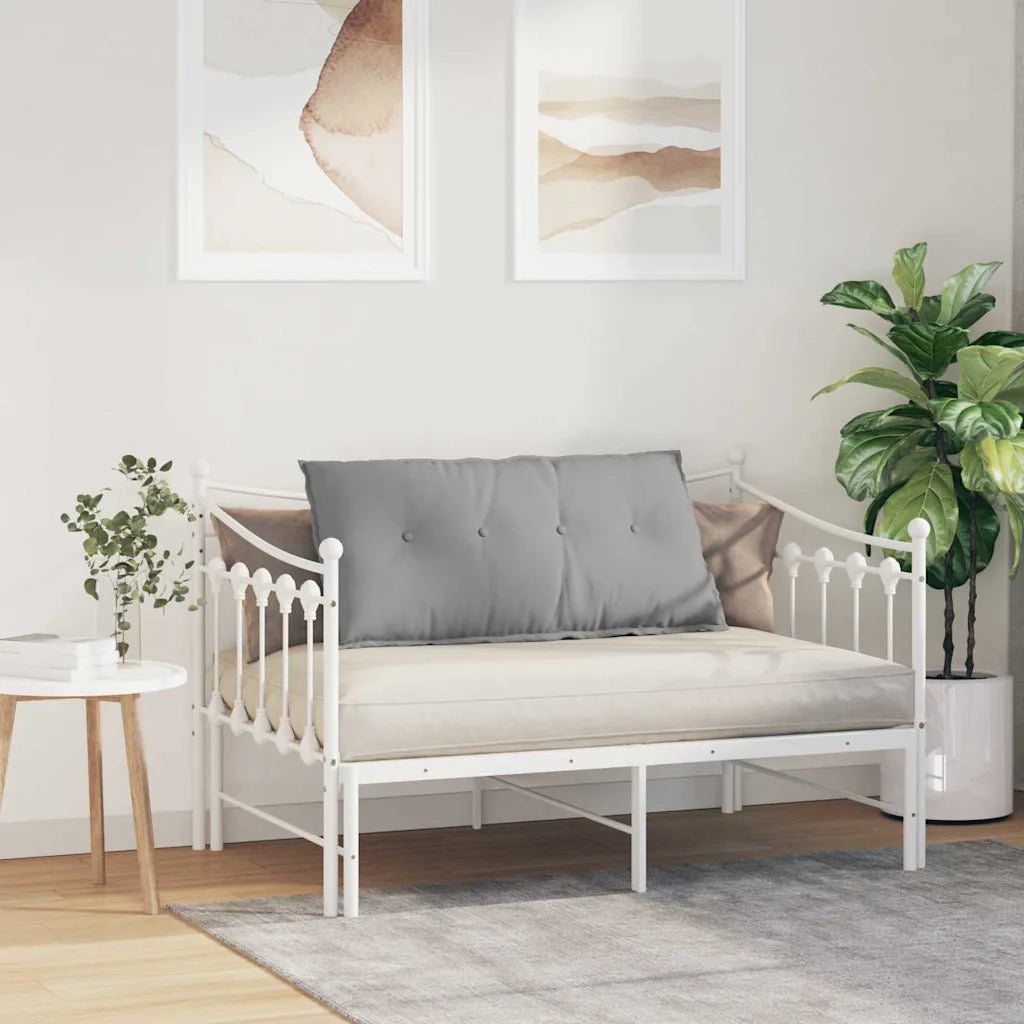 Cuscino per Schiena Grigio Nuvola 100 x 19 x 50 cm Tessuto