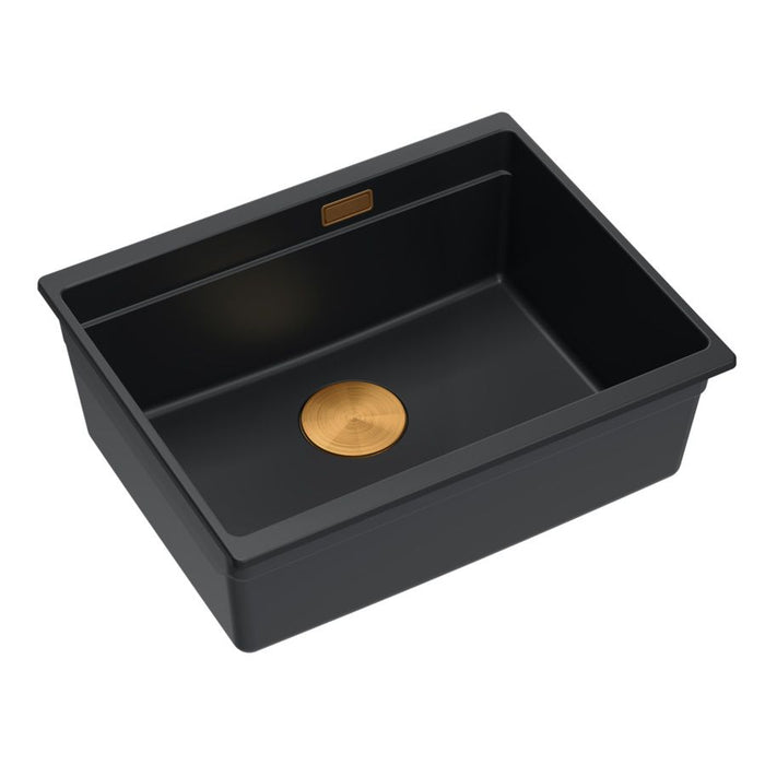 Lavello In Granito Logan 100 Black Nero