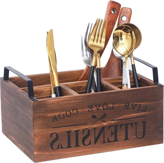Organizzatore per la cucina grande con 4 contenitori e scarico - 265 x 10 x 166 cm