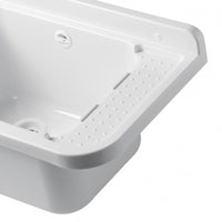 Pilozzo a muro in resina da 50 cm bianco