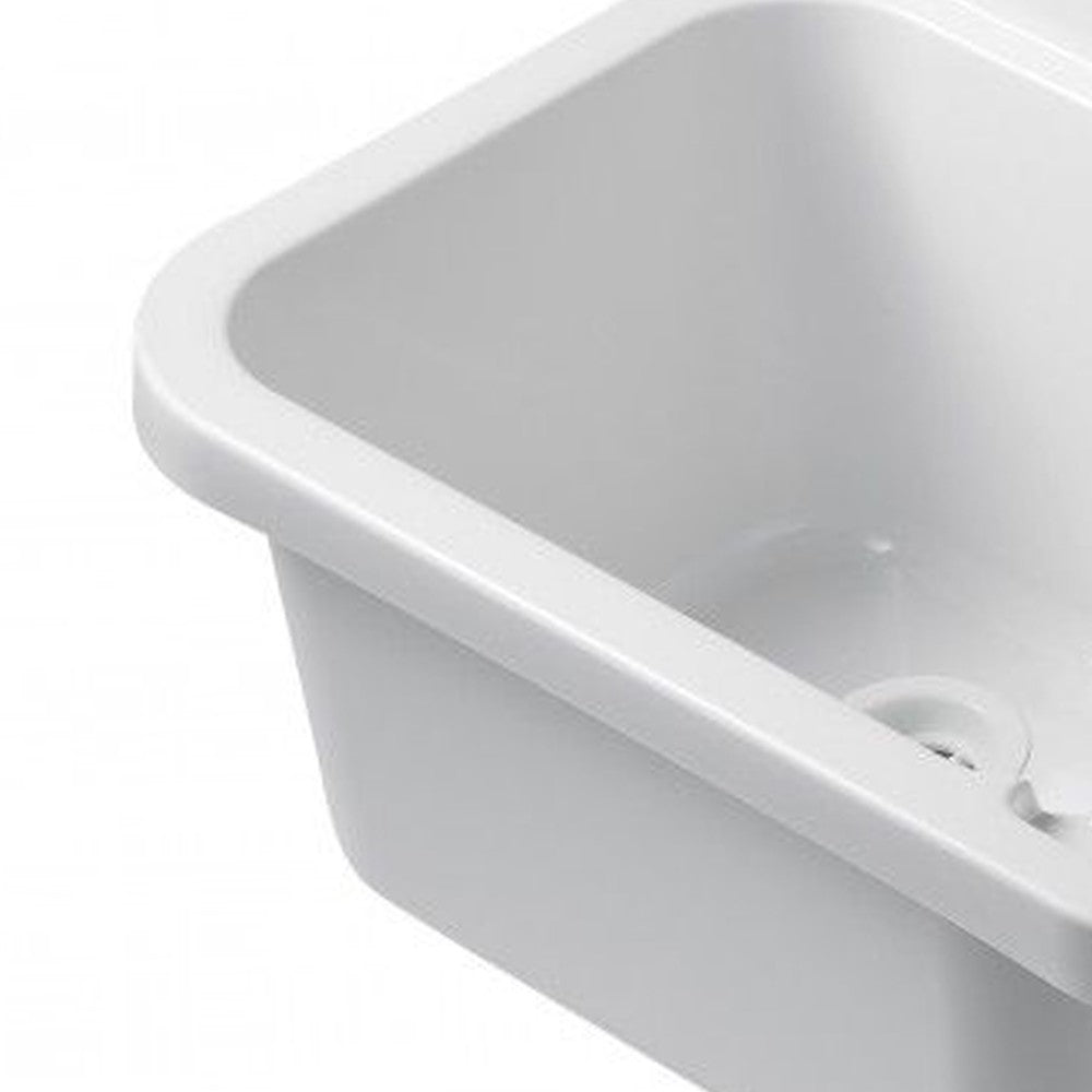 Pilozzo a muro in resina da 50 cm bianco