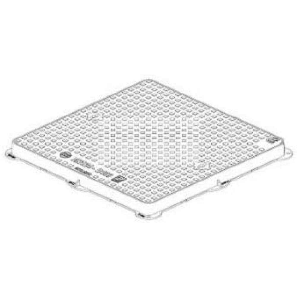 Chiusino ghisa telaio e coperchio c250 80x80