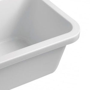 Pilozzo a muro in resina da 55 cm bianco