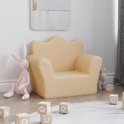 Divano per Bambini-Sofa-Divanetto Crema in Morbido Peluche 406234