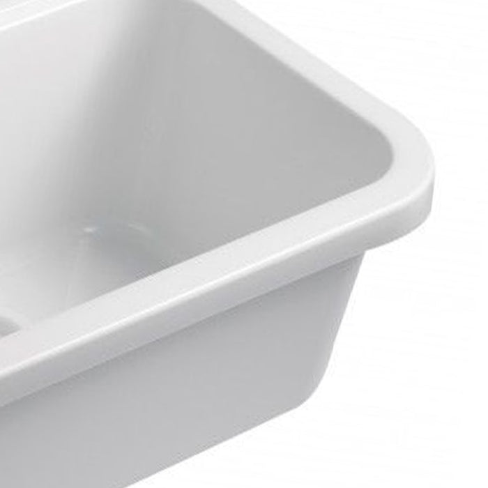 Pilozzo a muro in resina da 60 cm bianco