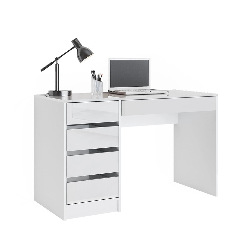 Vicco Scrivania Bianco 55 x 120 cm con cassetti