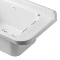 Pilozzo a muro in resina da 60 cm bianco