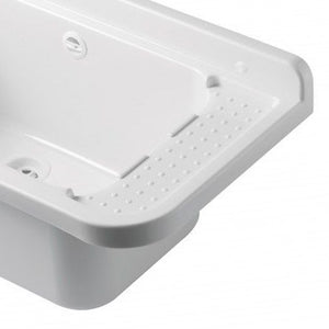 Pilozzo a muro in resina da 60 cm bianco