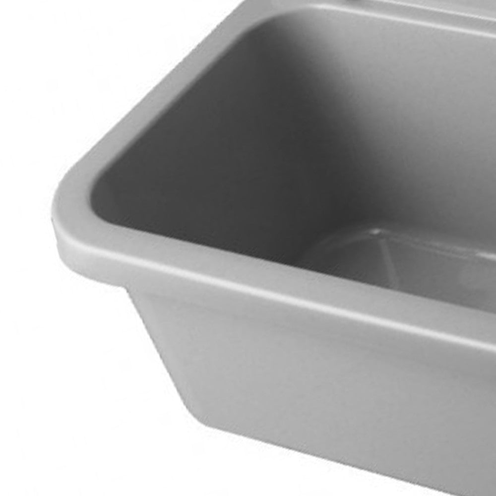 Pilozzo a muro in resina da 60 cm grigio