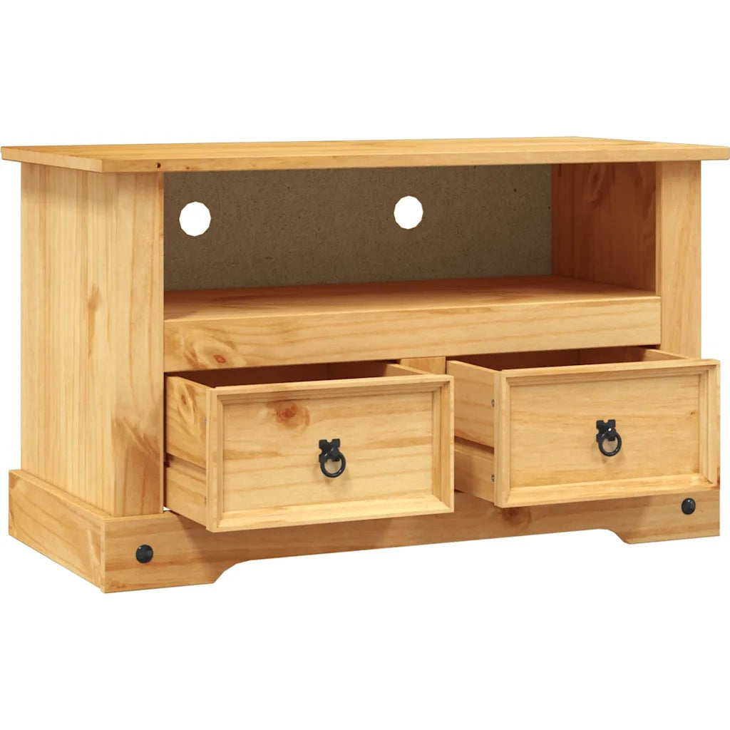 Mobile Porta TV Legno Pino Messicano Corona Range 91x43x56 cm cod mxl 19150
