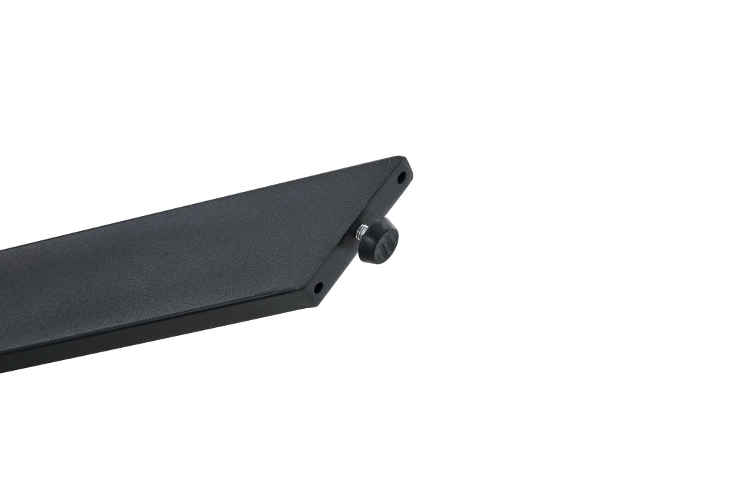Tavolo da pranzo rotondo in MDF effetto marmo bianco con base incrociata in metallo per cucina e soggiorno nero diametro 110 cm