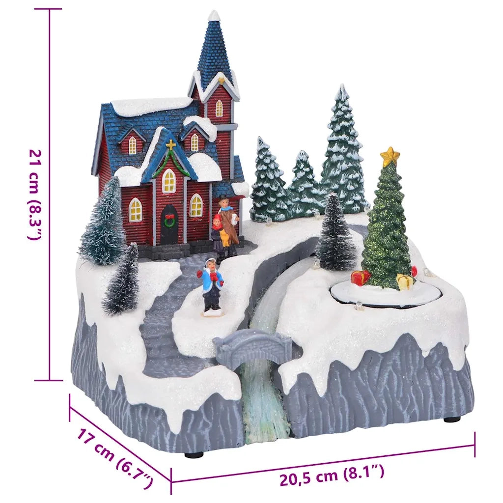Decorazione del Villaggio Natalizio Multicolore Plastica 4017041