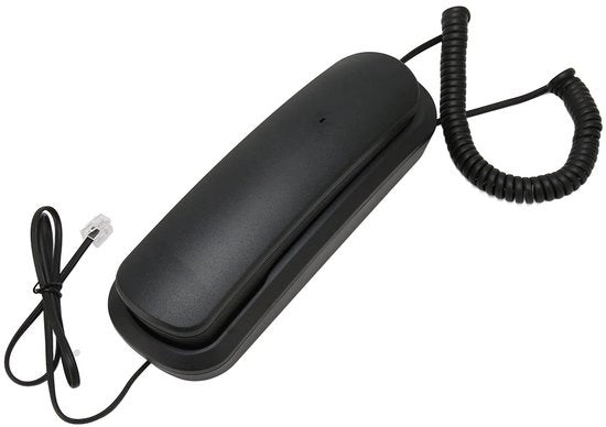 Telefono da parete retro - Buona qualità audio - Formato compatto - Funzione di silenzio utile - Adatto per cucina e bagno