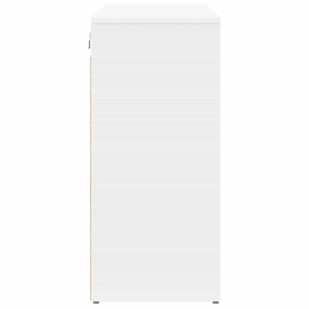 vidaXL Scarpiera Bianco 103 x 30 x 67 cm Legno multistrato