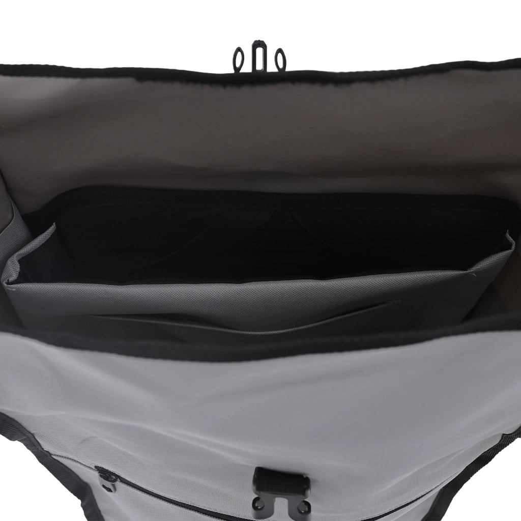 Borsa per Bicicletta per Portapacchi 20 L Grigia 34x16x59 cm