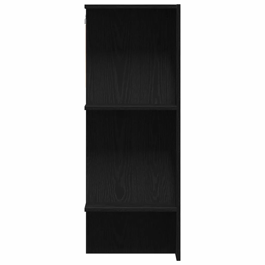 Armadio per corridoio con porta Rovere Nero 97,5 x 37 x 99 cm 862791