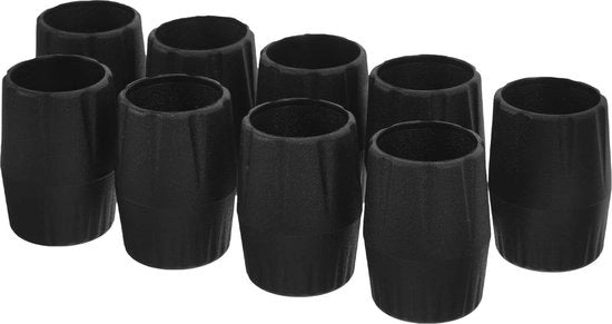 Capo di sicurezza per piedi - Supporto gommoso per chitarra protezione per gambe di mobili - Sedia di sostegno per tavolo antiscivolo - 3,5 cm - 9 pezzi