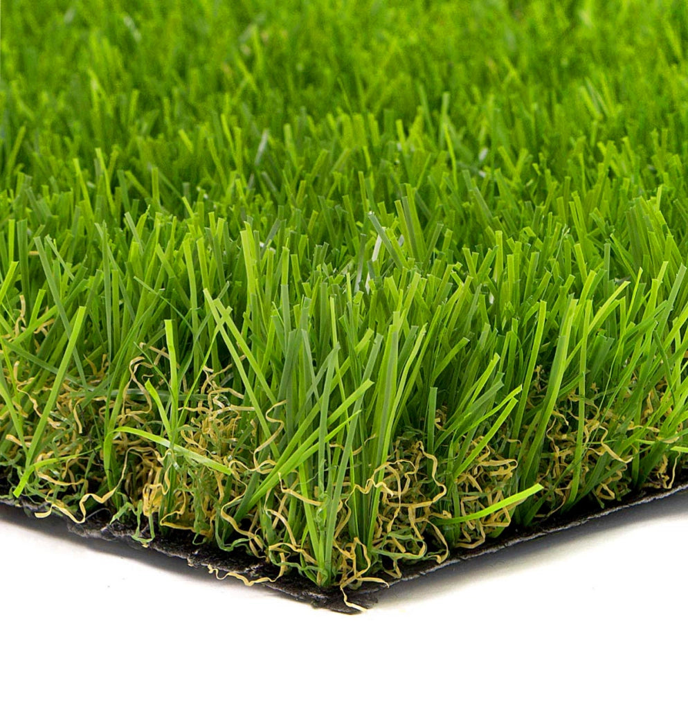 Prato finto erba sintetica tappeto erboso drenante esterno effetto secco 4 cm 50mm - 2x20Metri