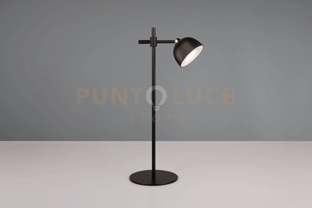 MAXIMA LAMPADA DA TAVOLO E SPOT ANCHE CON PINZA MAGNETICO RICARICABILE NERA REGOLAZIONE INTESITA' TOUCH H.41CM LED  3W 250lm, 3000K