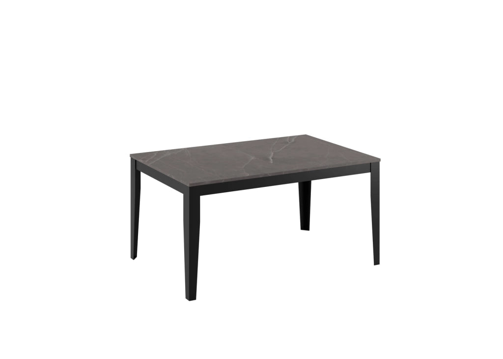 Big - Tavolo allungabile (156/316 x 90 cm) in Melaminico Nero