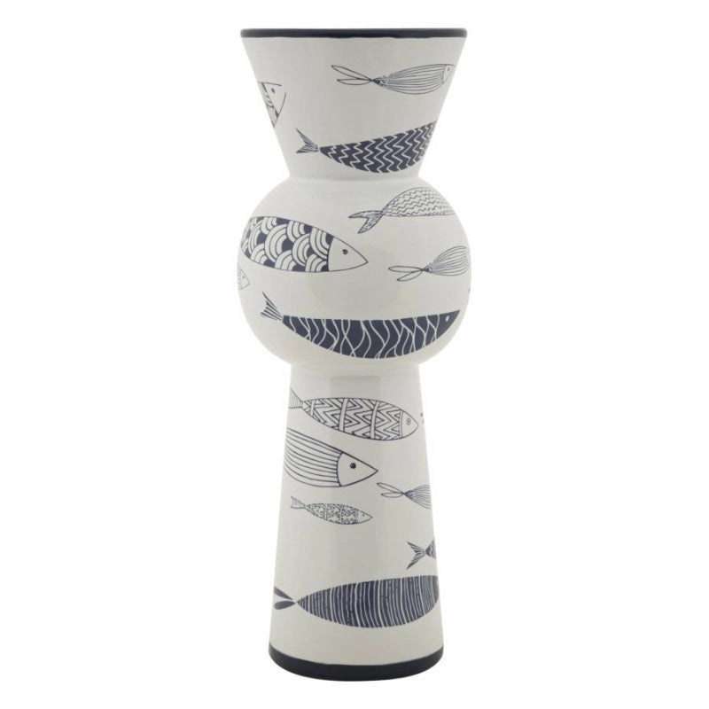 Vaso Ceramica Amica Fish Tall cm ø 14x38,5