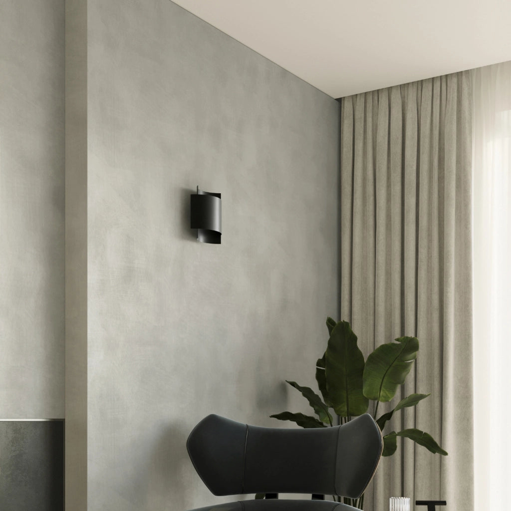 Applique FORGIO nera in metallo 1xG9 IP20 Pure Lume