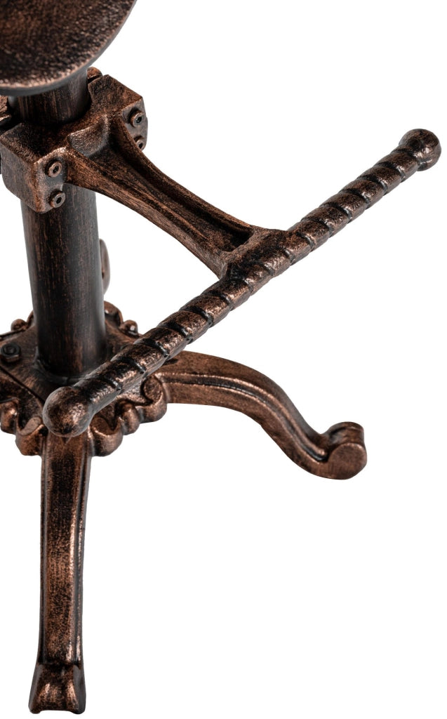 Set 2 Sgabelli Bar industriali Butch In Ghisa bronzo