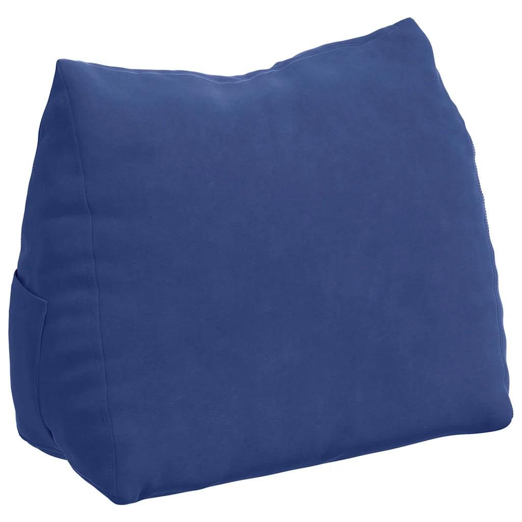 Cuscino per Schiena | Cuscino dorsale Blu Polizia 45 x 20 x 35 cm