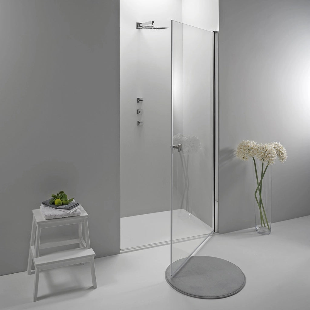 PORTA DOCCIA NICCHIA ELITE 80 CM BATTENTE TRASPARENTE