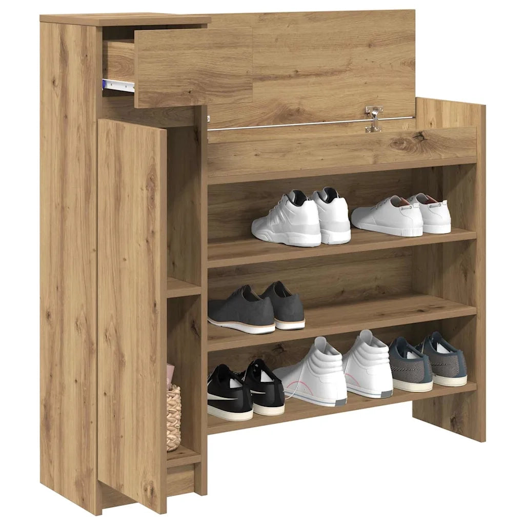 Mobile per scarpe Rovere artigianale 100,5 x 28 x 100 cm 871387