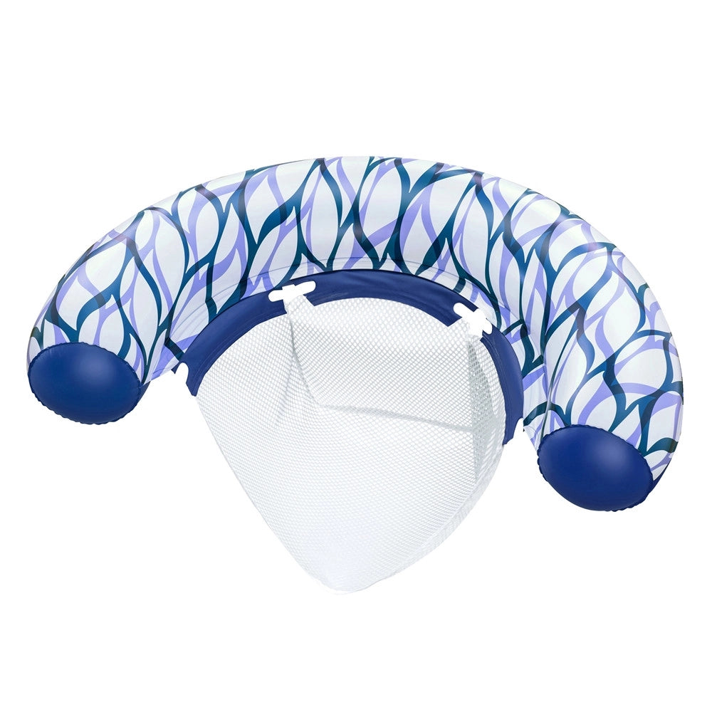 Trade Shop - Sdraio Poltrona Gonfiabile Galleggiante Summer Sway In Rete Da Piscina Mare Lago 43922 -