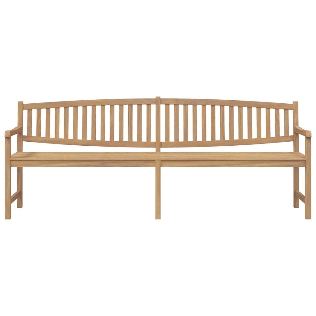 Panca da Giardino 228x59,5x90 cm in Legno Massello di Teak 364411