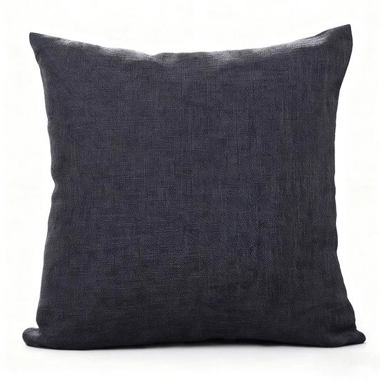2 copie decorativi cuscini coprisacco - stile rustico fattoria Boho arredamento - coprisacco di lino spesso - coprisacco quadrato - con cerniera invisibile - adatto per divano letto, ufficio (40x40 cm)