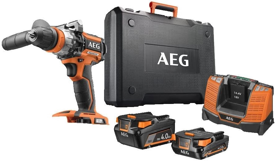 TRAPANO A PERCUSSIONE 18 V BRUSHLESS 1x2.0Ah e 1 x4.0Ah - AEG
