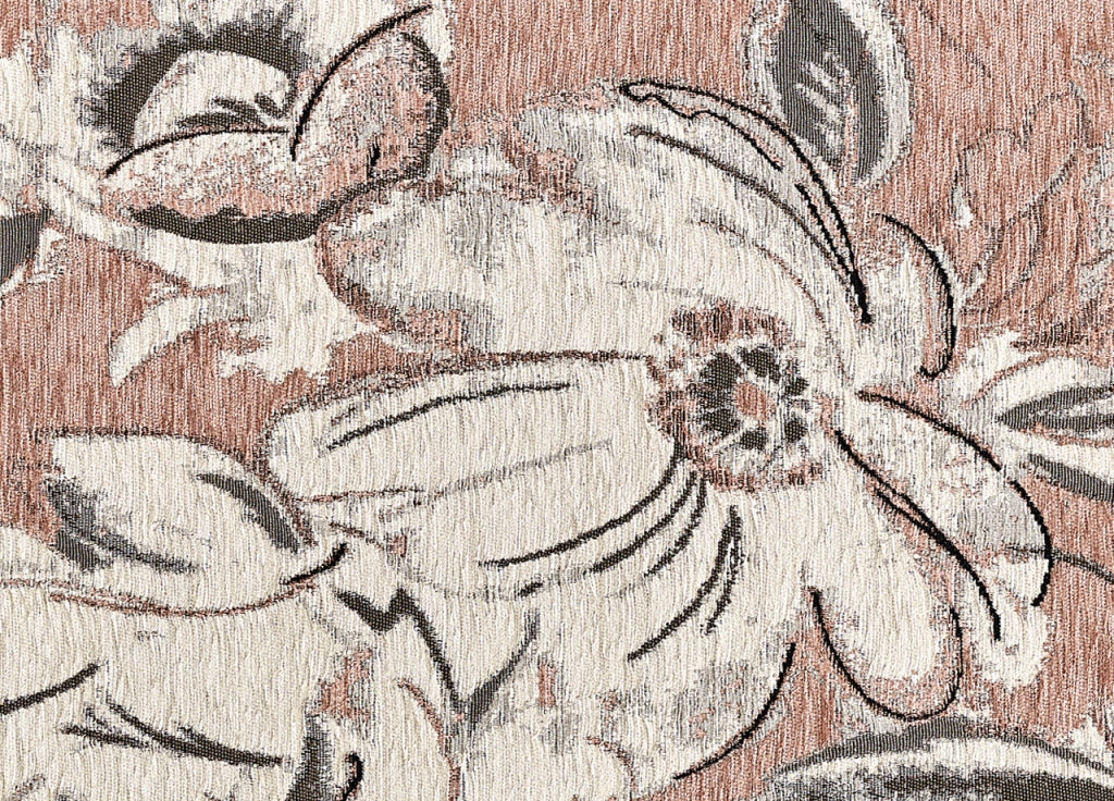 Tappeto Arredo Salotto Antiscivolo Scendiletto Camera Dis. Aster By Suardi - 115x175 - Rosa