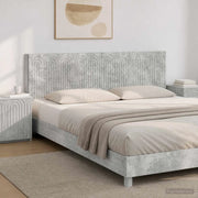 Testiera da Muro ALKMAAR Grigio Cemento Legno ingegnerizzato 896268