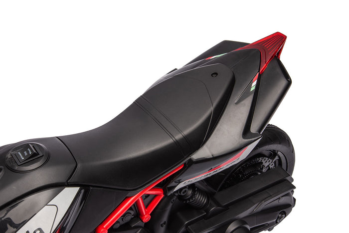 Moto Elettrica per Bambini 6V Aprilia Dorsoduro Small Nera