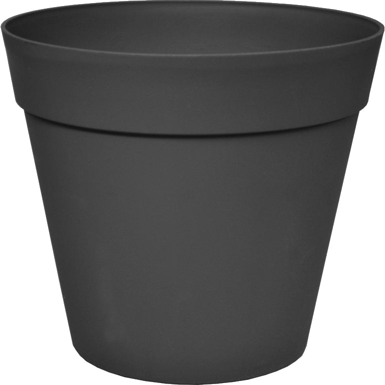 VASO CONICO CHICAGO D.40XH36CM SMOKE