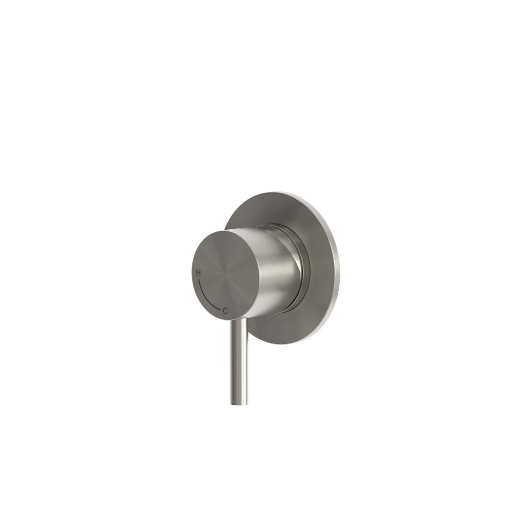 SINED Miscelatore da muro in acciaio inox 316L satinato per bagno e installazioni interne ed esterne resistente alla corrosione - Modello LEVANTE