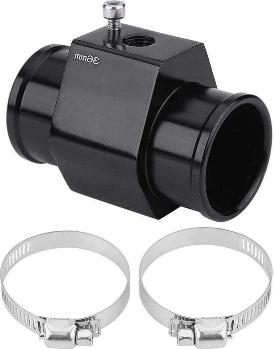 Sensore di temperatura dell'acqua - Radiatore auto - Orologio della temperatura dell'acqua - Slang congiunto - Adattatore per sensore - Liquido di raffreddamento del motore - 36 mm.