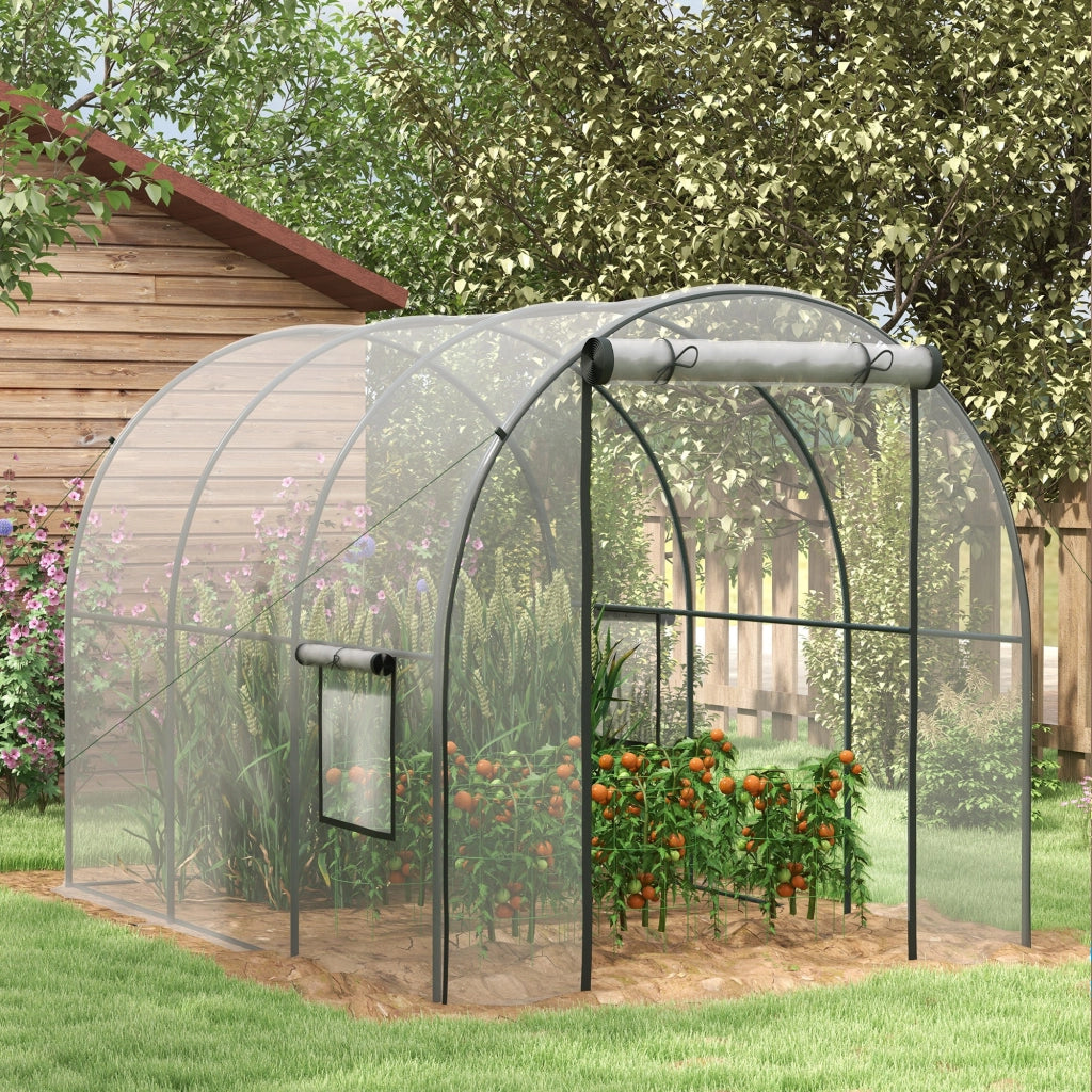 Serra da Giardino Tunnel 6 m2 ¨C zephmum ¨C Trasparente 3x2x2 m