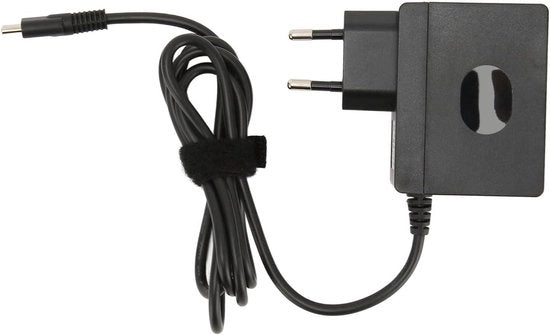 Caricabatteria 15V 2,6A per NSwitch con modalità TV - Controller Pro Nero (presa EU)