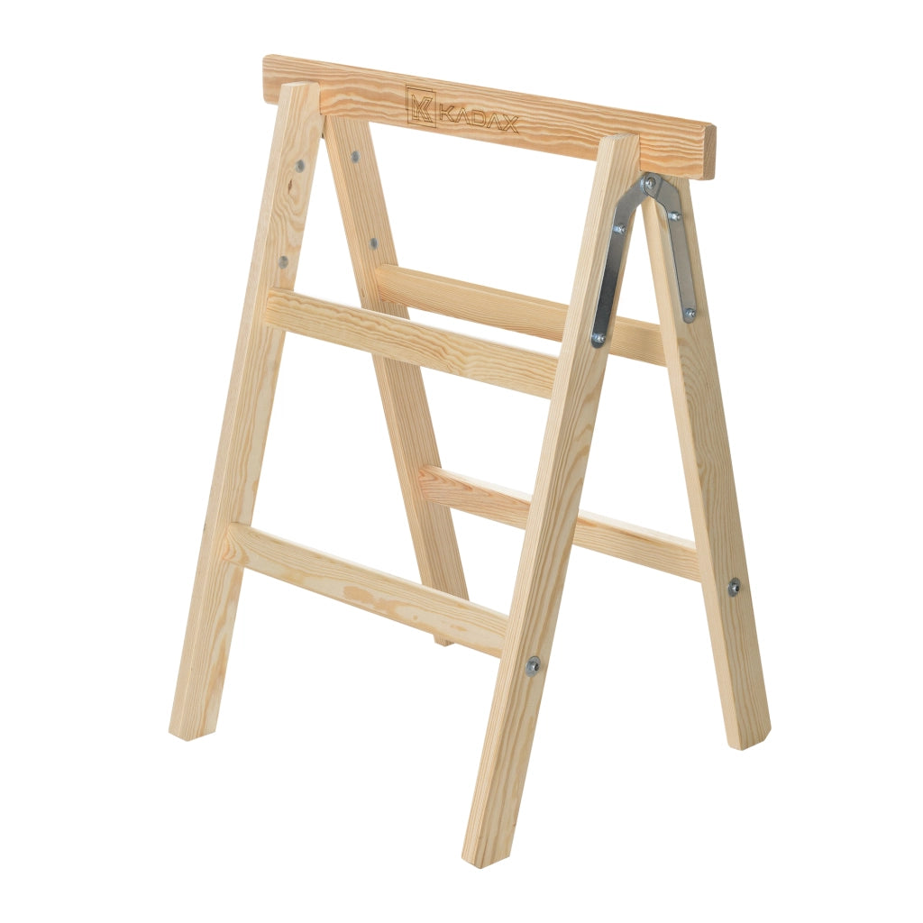 KADAX - Cavalletto da officina pieghevole, robusto supporto in legno