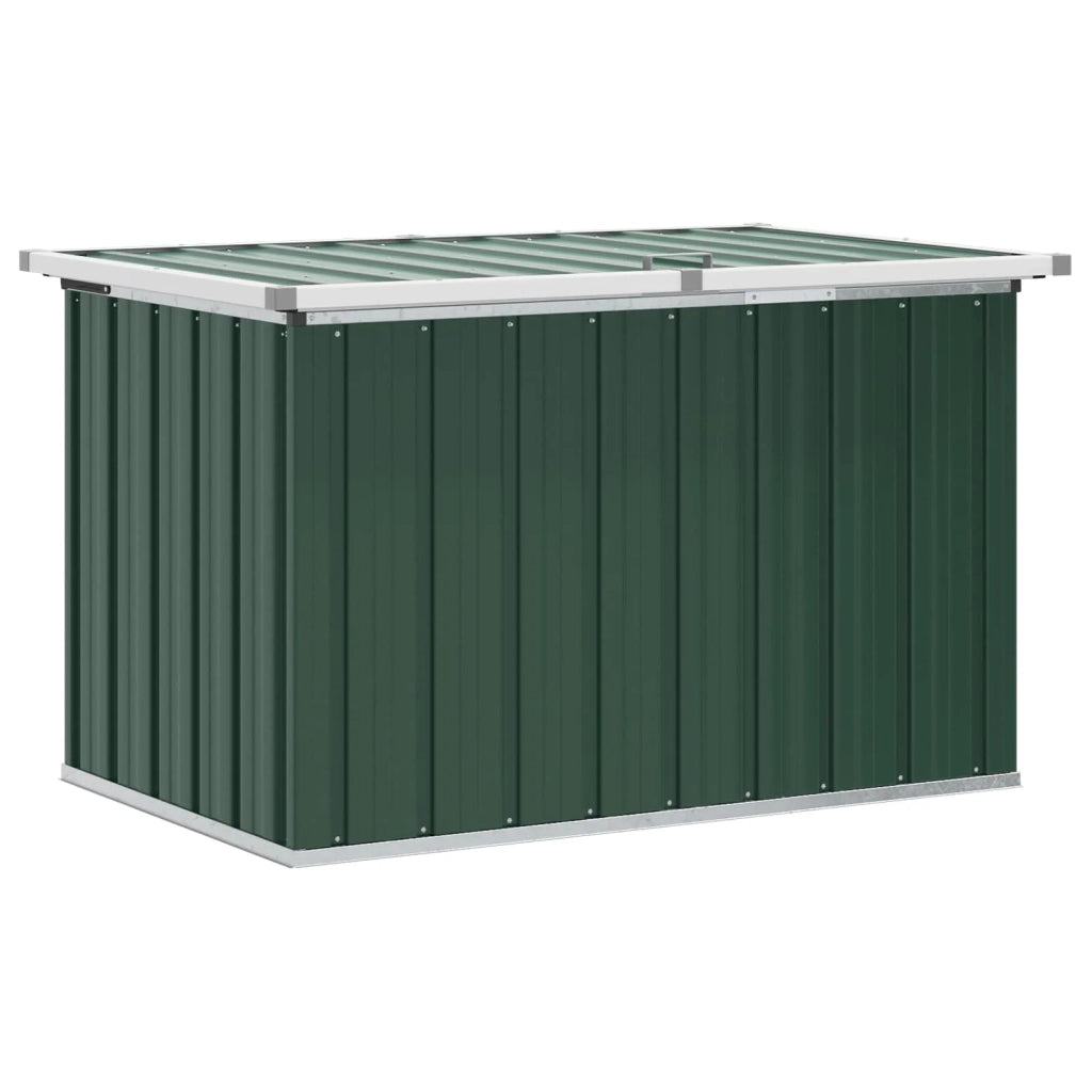 Baule da giardino verde 109x67x65 cm 46257