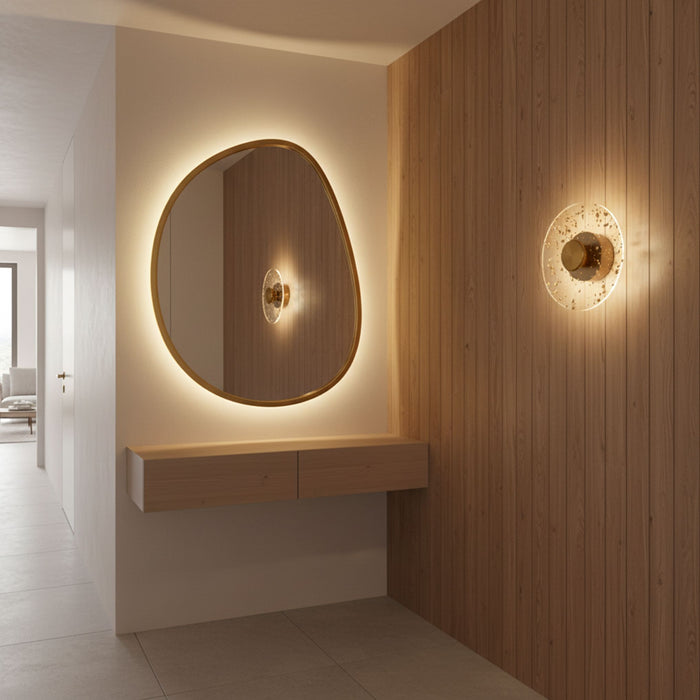 Lampada Da Parete Led App1795-w Brush Gold